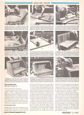 Guía detallada para construir un escritorio del Siglo XVIII - Parte IV - Ensamblando el mueble