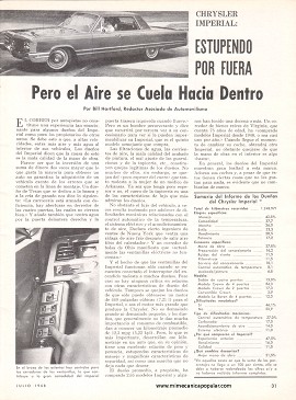 Informe de los dueños: Chrysler Imperial - Julio 1968