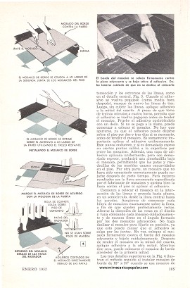 Mosaicos para sus Paredes y Pisos - Enero 1952