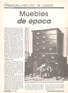 Muebles de época - Enero 1990