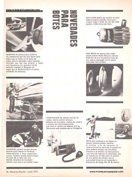 Novedades Para Botes - Junio 1970