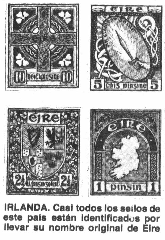 Identificando sellos - IRLANDA