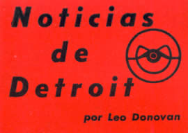 Noticias de Detroit - Febrero 1955 - por Leo Donovan