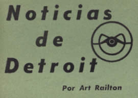 Noticias de Detroit Febrero 1957 por Art Railton