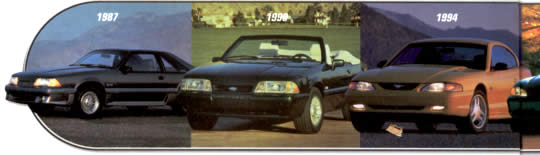 Un clásico sobre ruedas - Mustang 1987 - 1990 - 1994