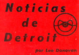 Noticias de Detroit por Leo Donovan Enero 1957