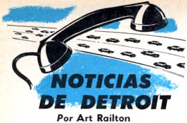 Noticias de Detroit Febrero 1958 por Art Railton