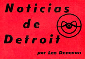 Noticias de Detroit Agosto 1955 por Leo Donovan