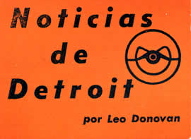 Noticias de Detroit Junio 1954 por Leo Donovan