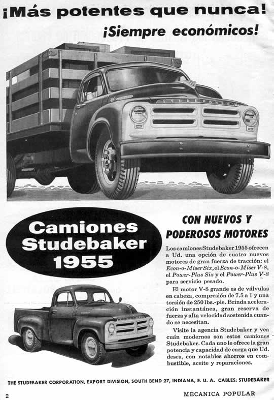 Camiones Studebaker 1955