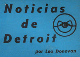 Noticias de Detroit Septiembre 1954 - por Leo Donovan