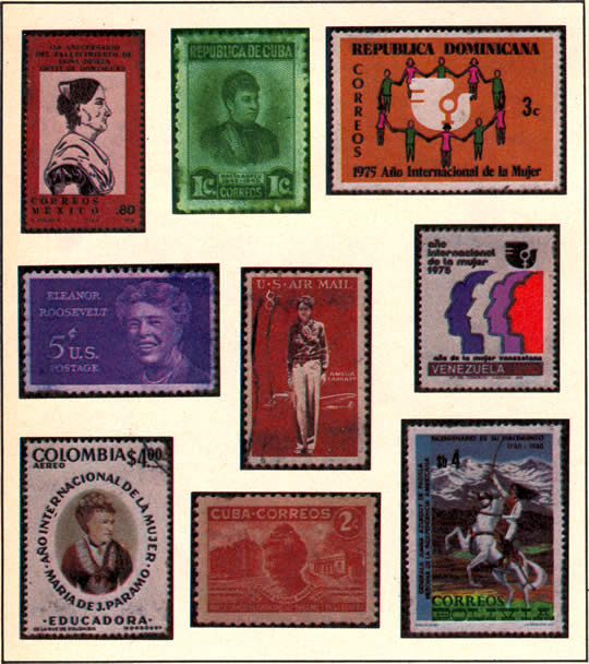 Filatelia - La mujer en los sellos - Por Ignacio A. Ortiz Bello