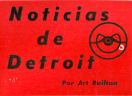 Noticias de Detroit Marzo 1957 - Por Art Railton