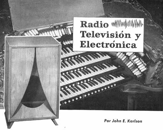 Radio, Televisión y Electronica  - El transductor Acústico karlson - Por John E. Karlson
