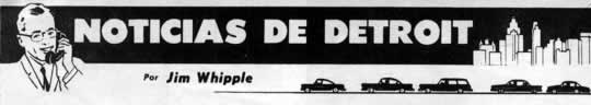 Noticias de Detroit Junio 1961 - por Jim Whipple