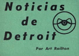 Noticias de Detroit - Agosto 1957 - Por Art Railton