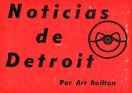 Noticias de Detroit - Diciembre 1957 - Por Art Railton