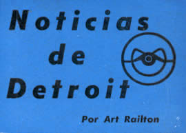 Noticias de Detroit - Septiembre 1957 - Por Art Railton