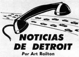 Noticias de Detroit Por Art Railton Octubre 1959