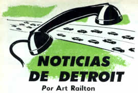 Noticias de Detroit por Art Railton Julio 1959