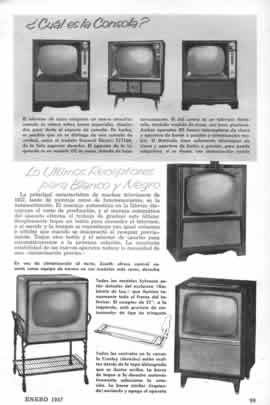 TELEVISORES PARA 1957