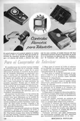 TELEVISORES PARA 1957