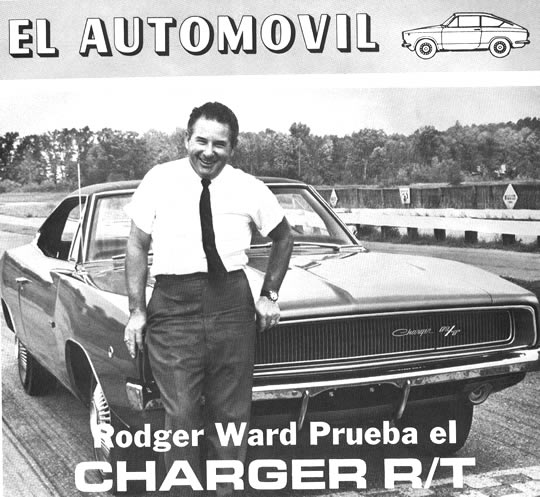 Rodger Ward Prueba el CHARGER R/T