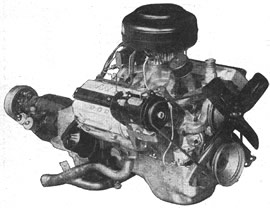 Con sus 140 HP, el motor Dodge V-8 tiene un desplazamiento de 3.96 litros