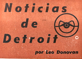 Noticas de Detroit por Leo Donovan - Mayo 1955