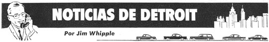 Noticias de Detroit - Por Jim Whipple - Diciembre 1960