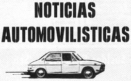 Noticias Automovilísticas - Marzo 1972