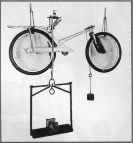 Esta es la forma en que fueron conducidas las pruebas de resistencia de Aerocycle, hace casi 40 años