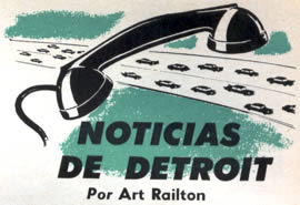 Noticias de Detroit Por Art Railton Mayo 1959