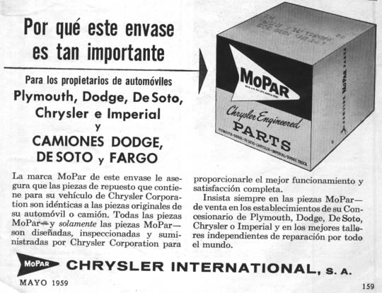 MoPar - Mayo 1959