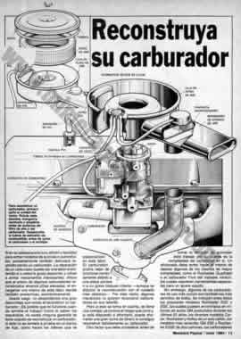 Reconstruya su carburador - Junio 1984