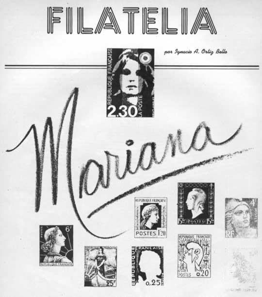 Filatelia - Mariana - por Ignacio A. Ortiz Bello