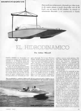Construye esta moderna embarcación "El Hidrodinámico"