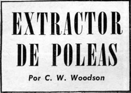 Extractor de Poleas - Por C. W. Woodson