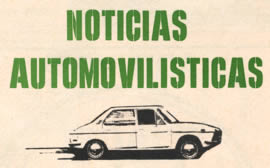 Noticias automovilísticas - Enero 1975
