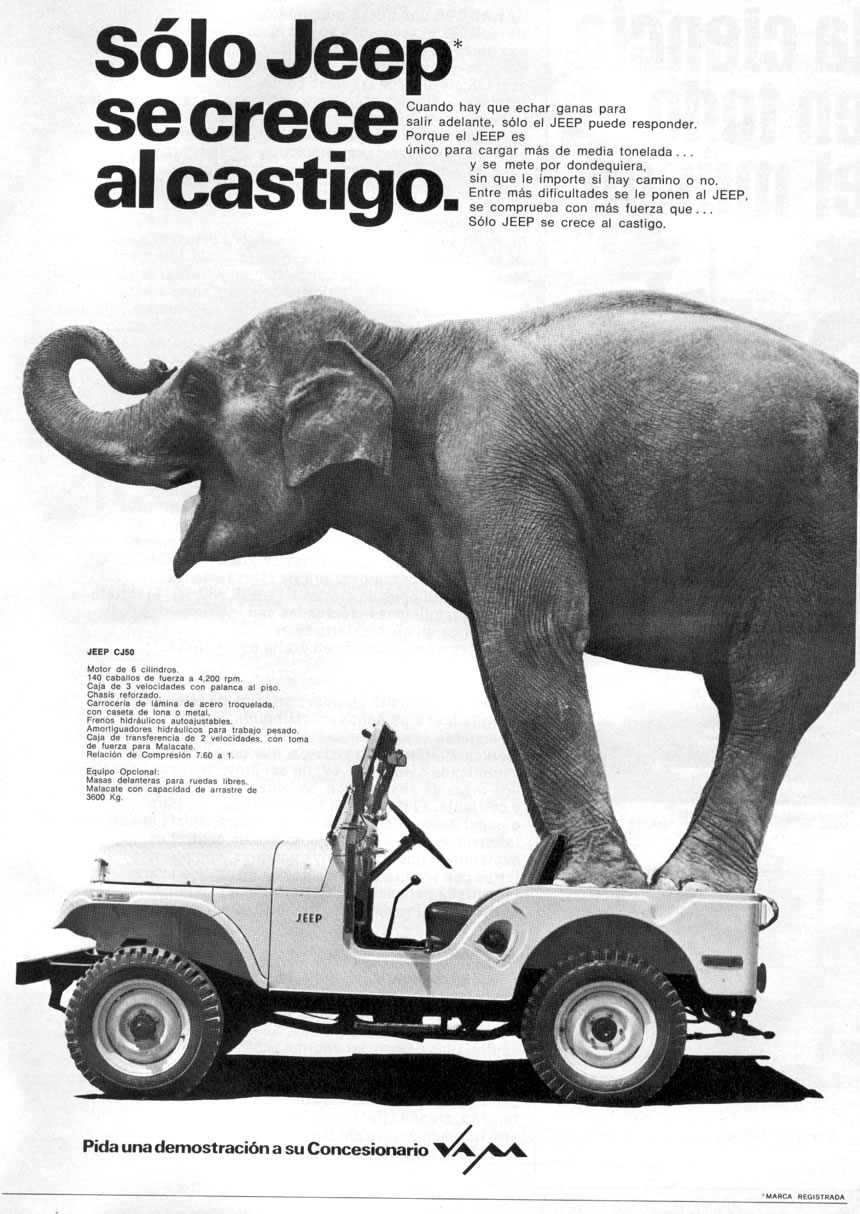 Publicidad - Jeep - Junio 1972