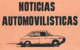 Noticias Automovilísticas Enero 1977