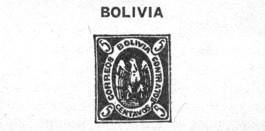 Usados para correo y como fiscales, aparecen en 1866 los primeros sellos bolivianos, grabados por Estruch en La Paz e impresos en Cochabamba, mostrándose en el mismo un Cóndor