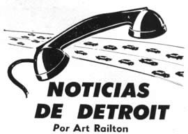 Noticias de Detroit por Art Railton - Junio 1960