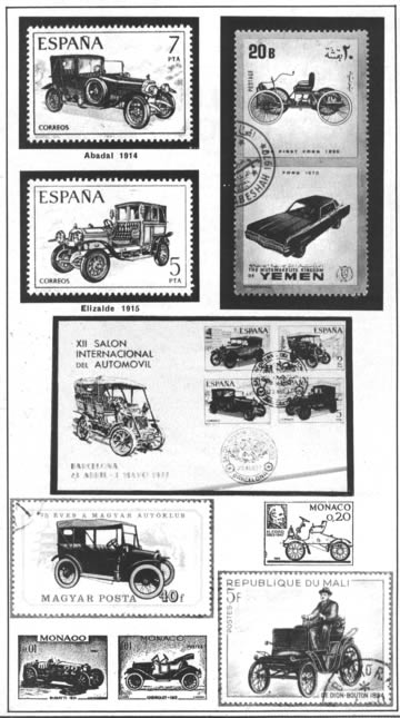 Filatelia - Automóviles en sellos