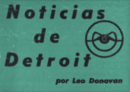 Noticias de Detroit Enero 1955 - por Leo Donovan