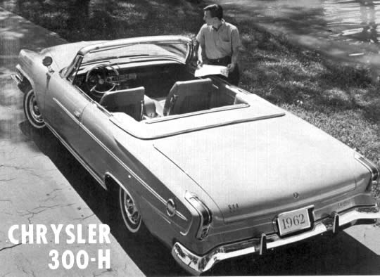 Chrysler 300-H - El 300-H se distingue por su sencillo estilo de líneas rectas tanto adelante como atrás. Este coche tiene una potencia de 300 hp.