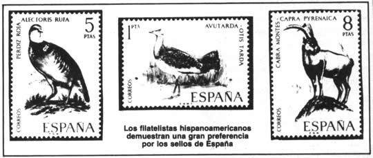 Los filatelistas hispanoamericanos demuestran una gran preferencia por los sellos de España