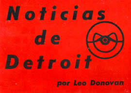 Noticias de Detroit - por Leo Donovan - Diciembre 1953