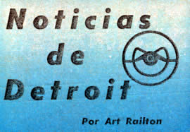 Noticias de Detroit - Por Art Railton - Noviembre 1957