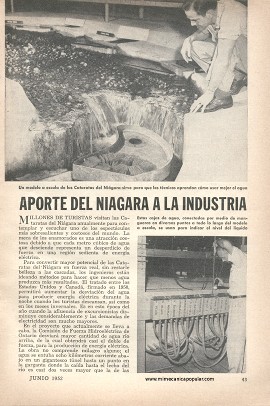 Aporte de las Cataratas del Niágara a la Industria - Junio 1952